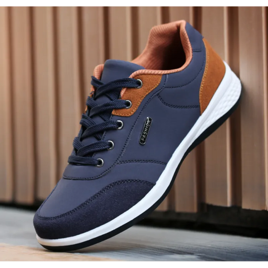 Men's casual microfiber shoes